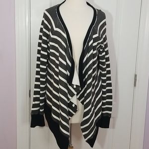 Dylan Striped Open Cardigan
